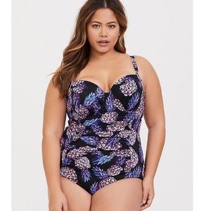 PINEAPPLE PUSH-UP DEMI SLIM FIX SWIMSUIT